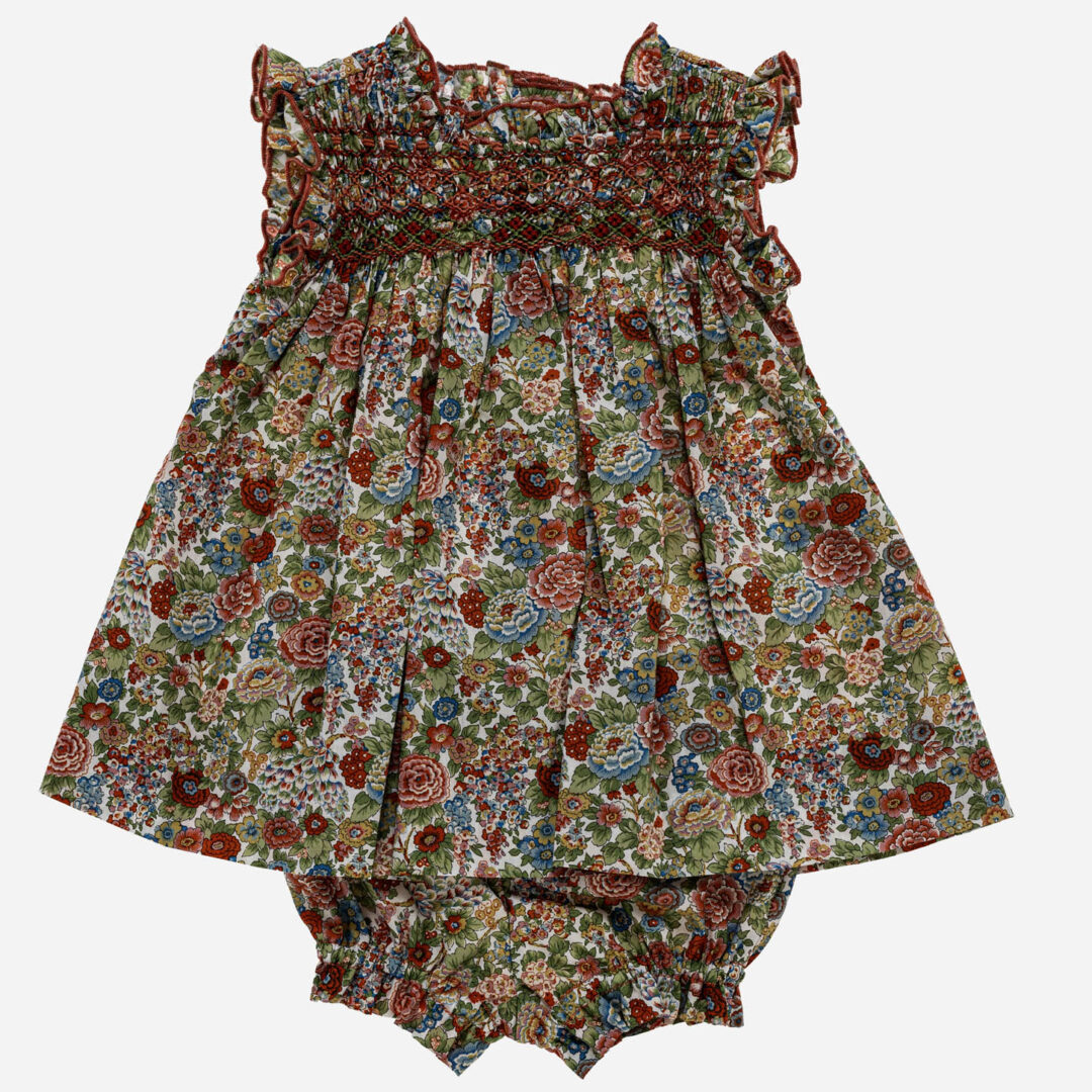 Vestido para niña Liberty Tana 2 piezas, Irulea - 81670