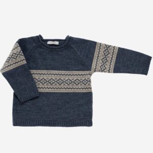 Jersey de punto niño Jaime azul, Irulea - 82168
