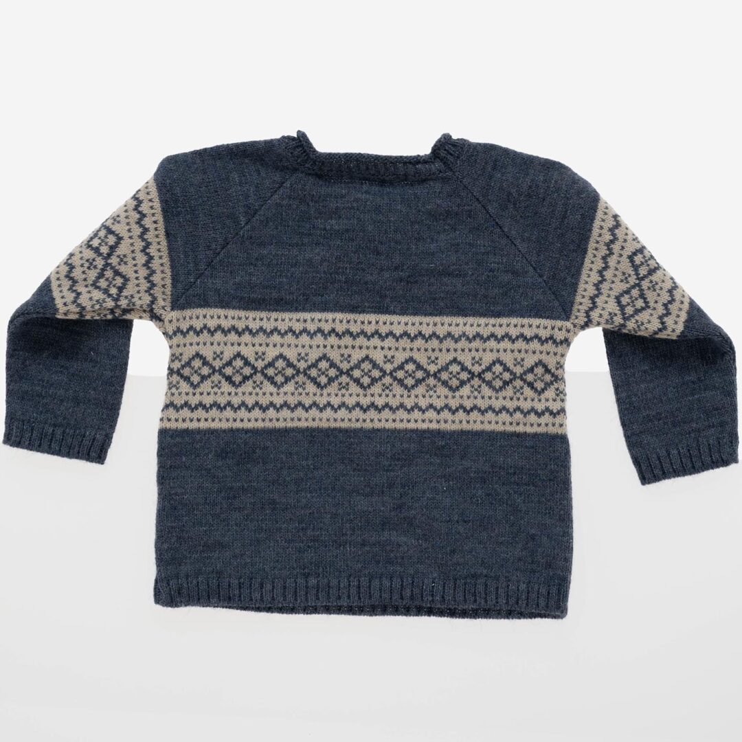 Jersey de punto niño Jaime azul, Irulea - 82168