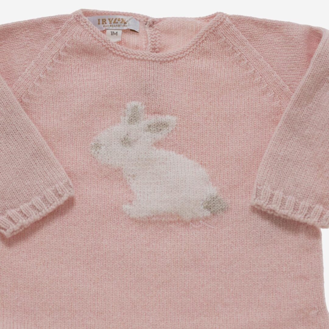 Pelele para bebé Conejo rosa, Irulea - 82228