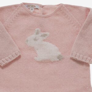 Pelele para bebé Conejo rosa, Irulea - 82228