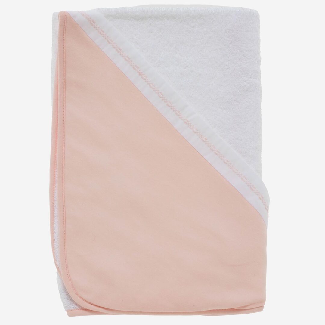 Toalla de bebé blanca con capucha, Irulea - 82258
