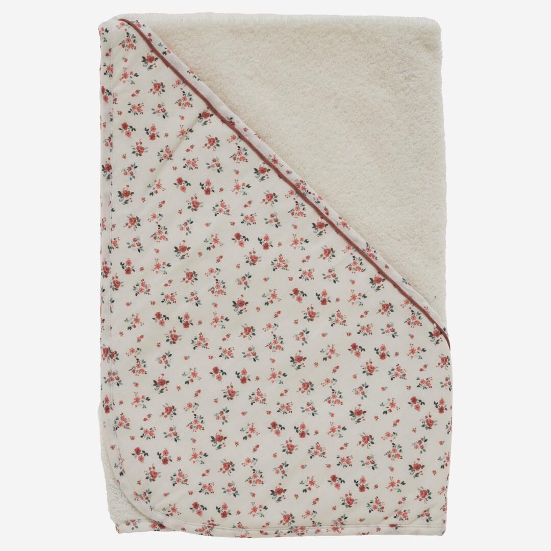 Toalla de bebé blanca con capucha, Irulea - 82260