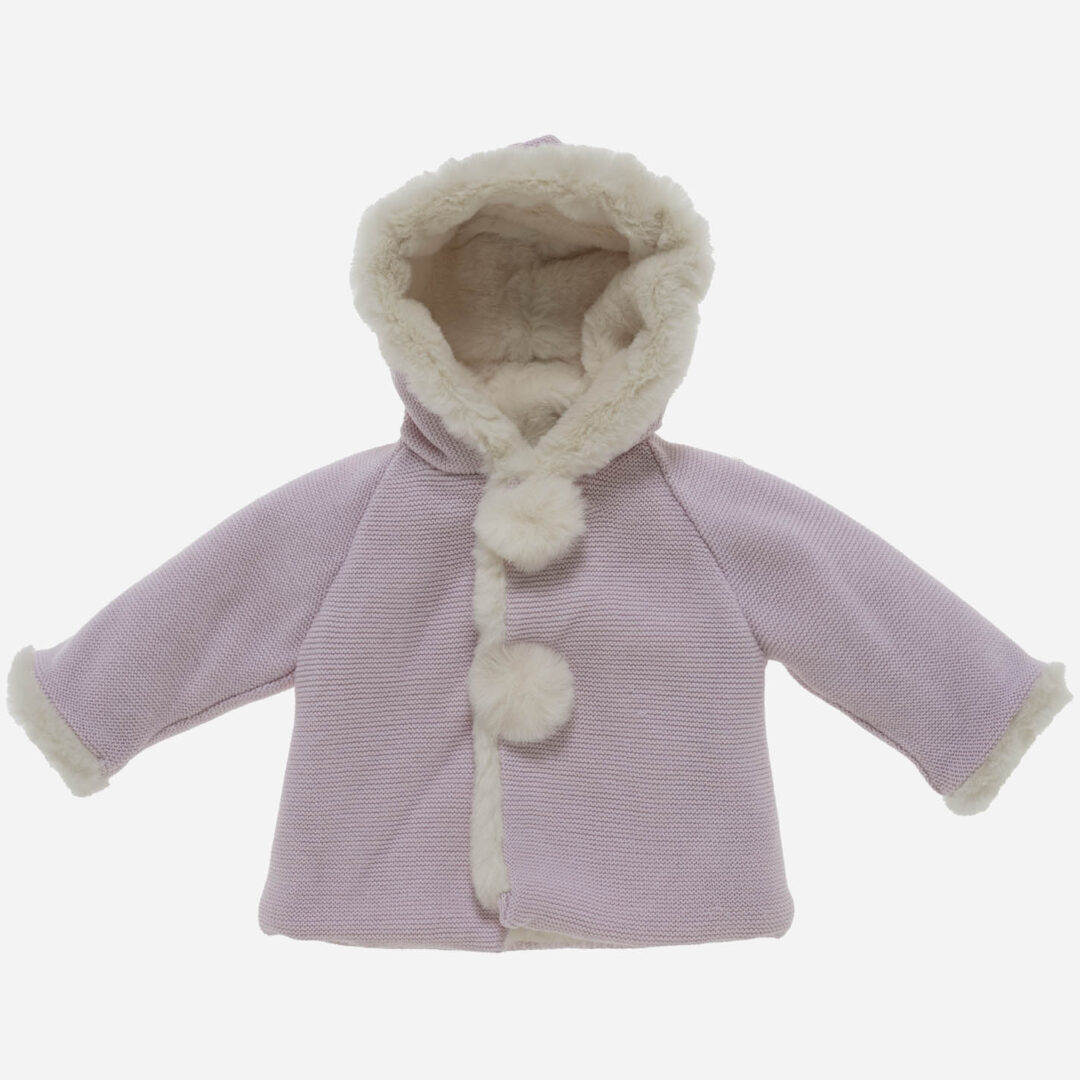 Abrigo bebé Pompón Rosa, Irulea - 82490