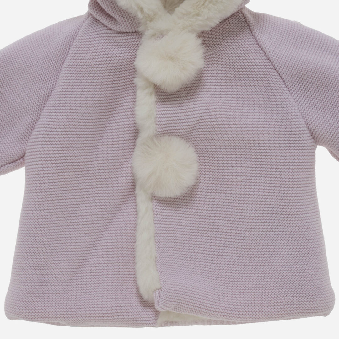 Abrigo bebé Pompón Rosa, Irulea - 82490