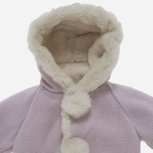 Abrigo bebé Pompón Rosa, Irulea - 82490