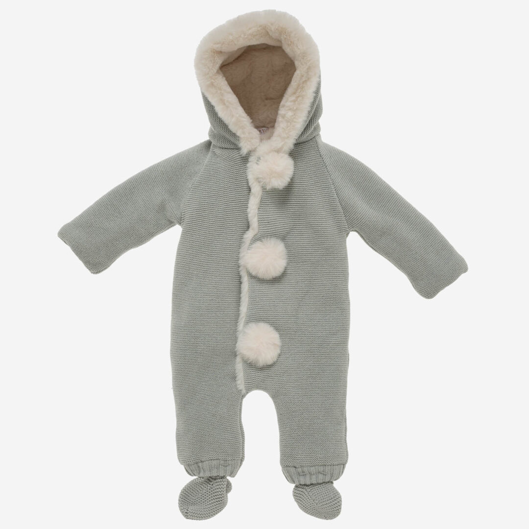 Buzo para bebé Pompón Gris, Irulea - 82738