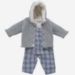 Conjunto de bebé Cuadros 3 piezas, Irulea - 82580