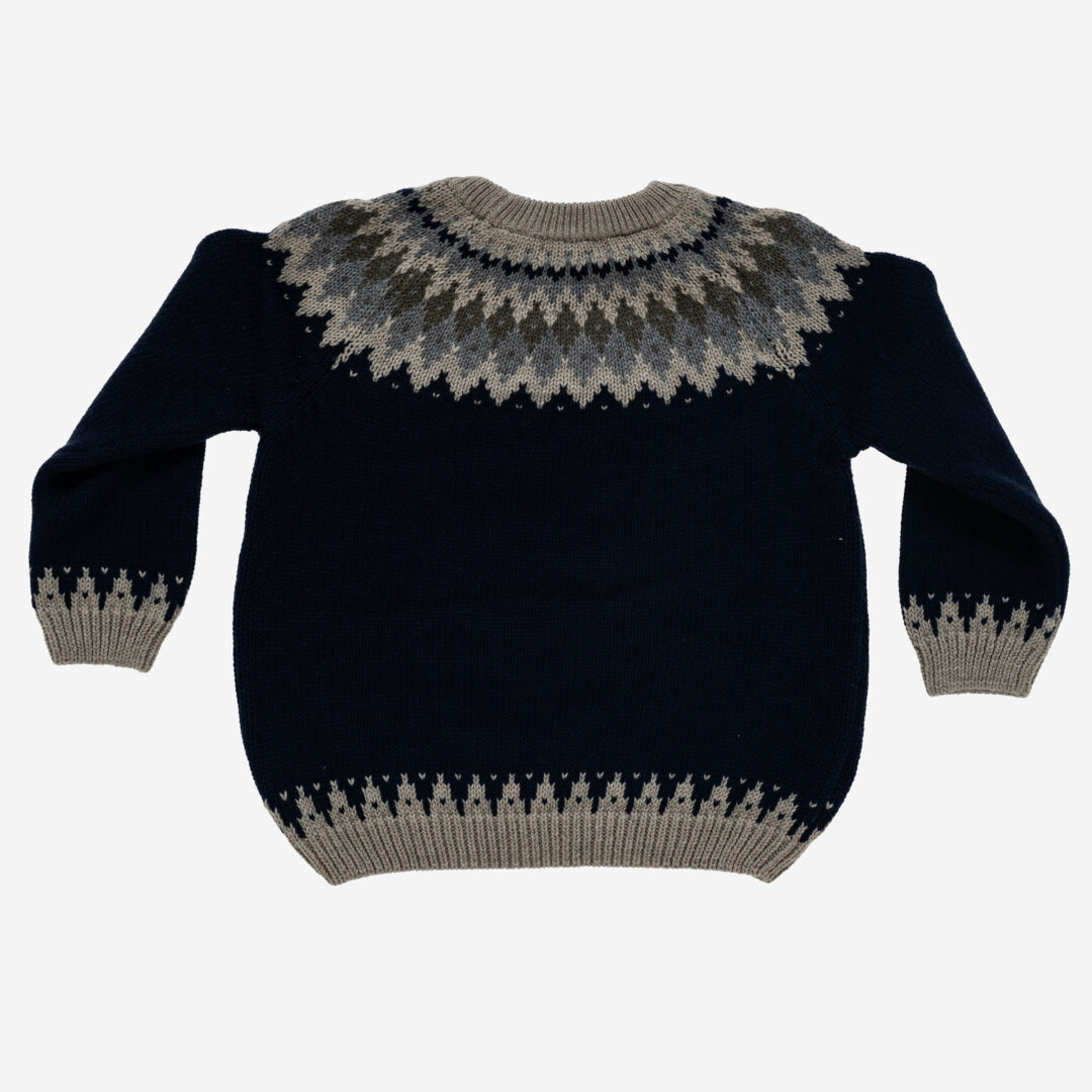 Jersey de punto niño Rombo Azul Marino, Irulea - 82498