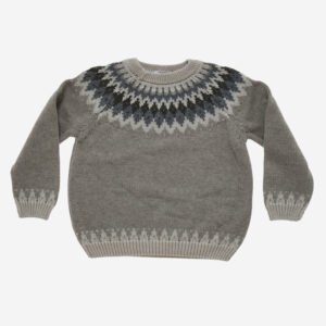 Jersey de punto niño Rombo Beige, Irulea - 82504