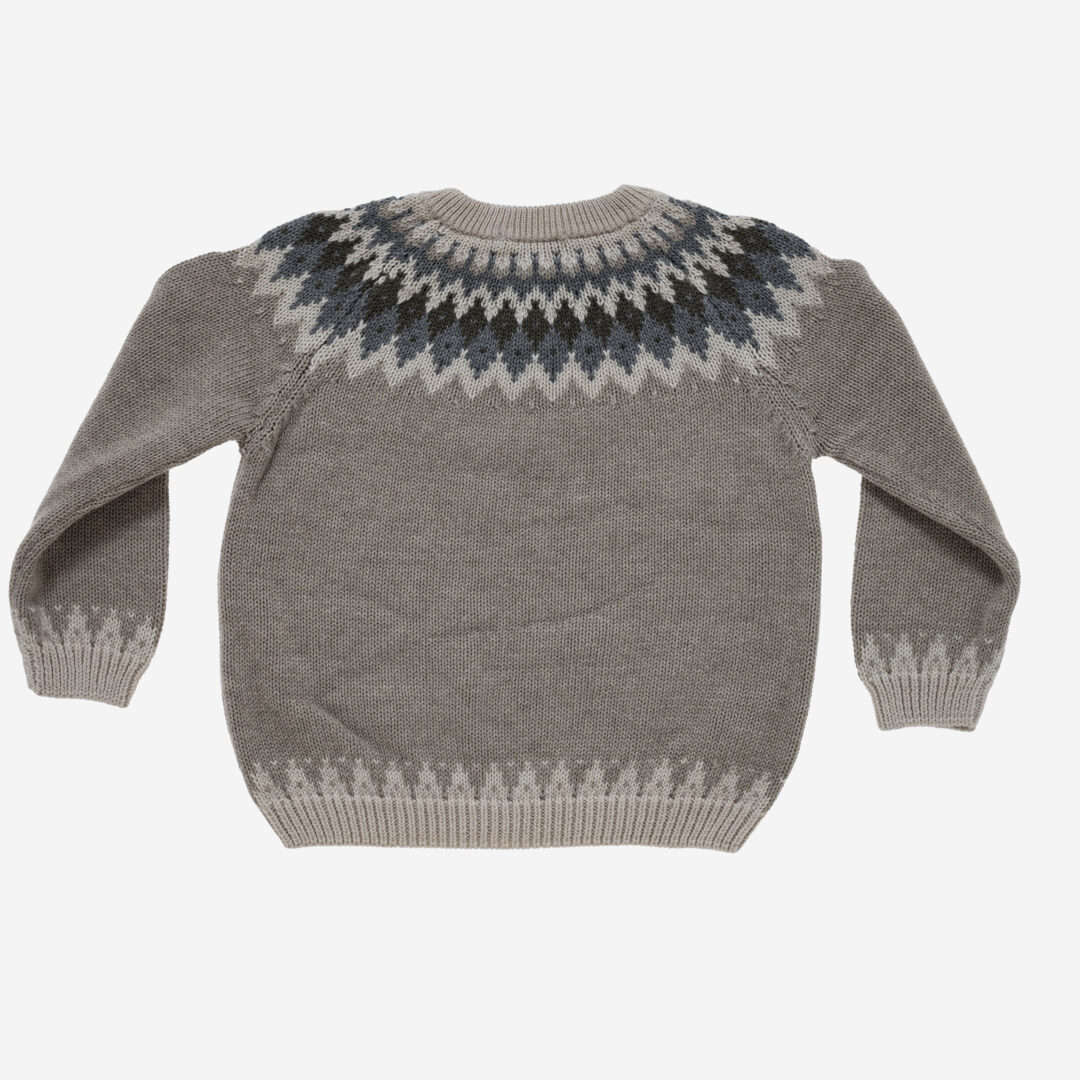 Jersey de punto niño Rombo Beige, Irulea - 82504