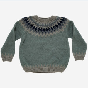 Jersey de punto niño Rombo Verde, Irulea - 82501