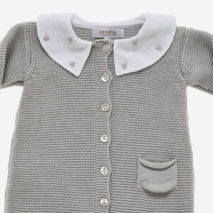 Pelele para bebé Rosas Gris, Irulea - 82695