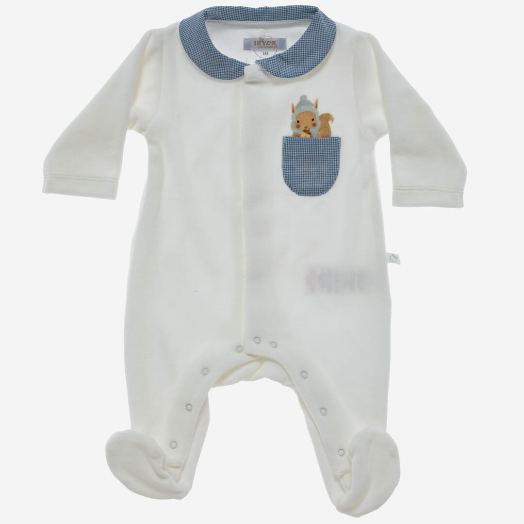 Pijama para bebé Ardilla Azul, Irulea - 82563