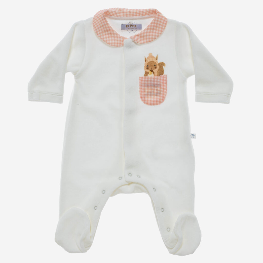 Pijama para bebé Ardilla Rosa, Irulea - 82862