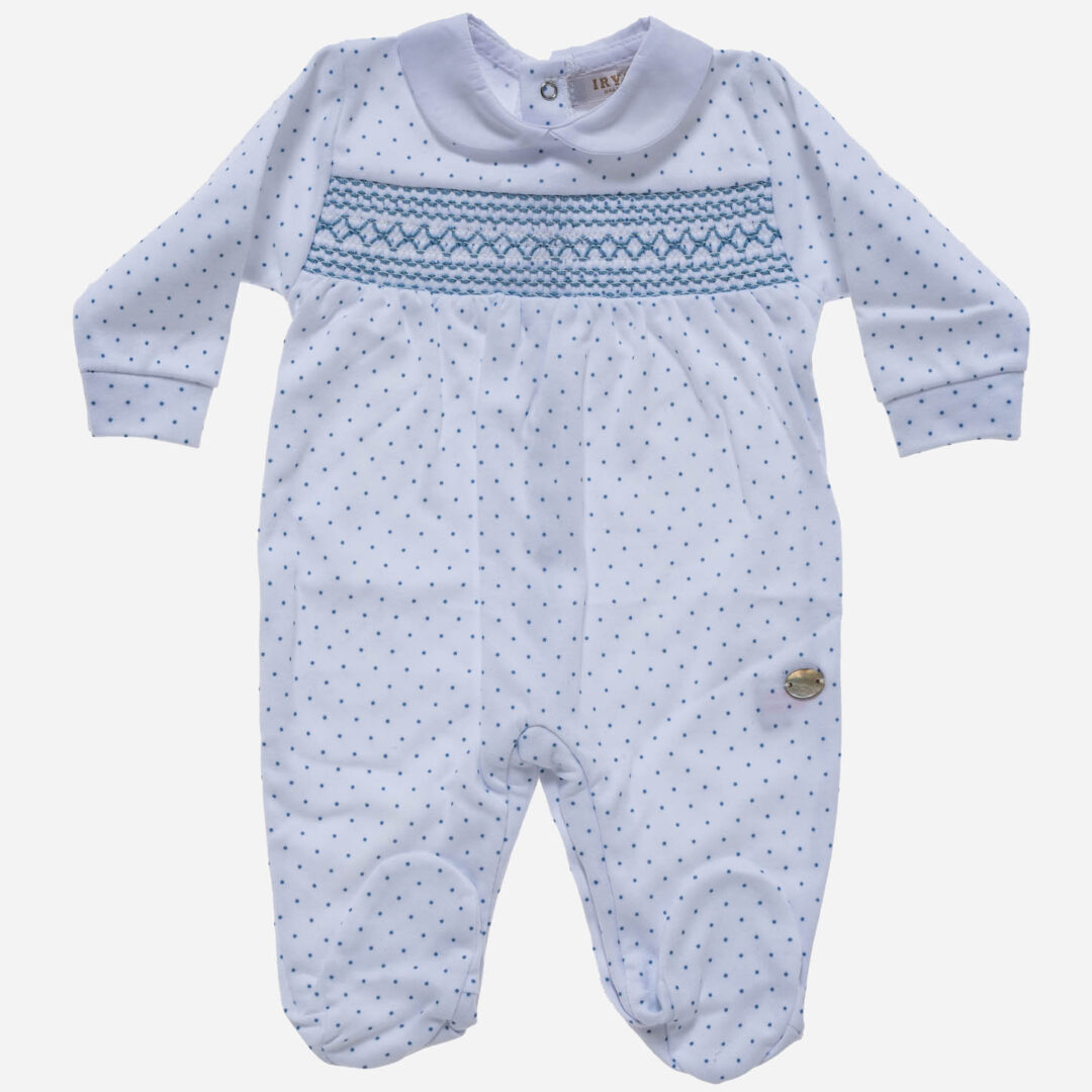Pijama para bebé Motas Azul, Irulea - 82462