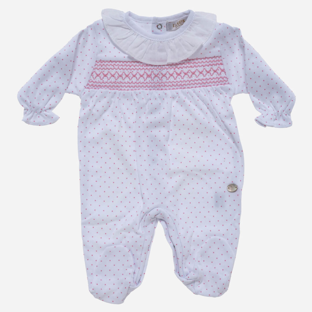 Pijama para bebé Motas Rosa, Irulea - 82466