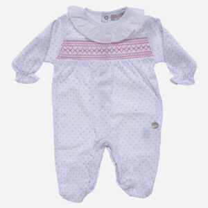 Pijama para bebé Motas Rosa, Irulea - 82466