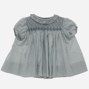 Vestido para niña Vichy Azul, Irulea - 82631