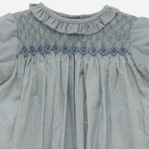 Vestido para niña Vichy Azul, Irulea - 82631