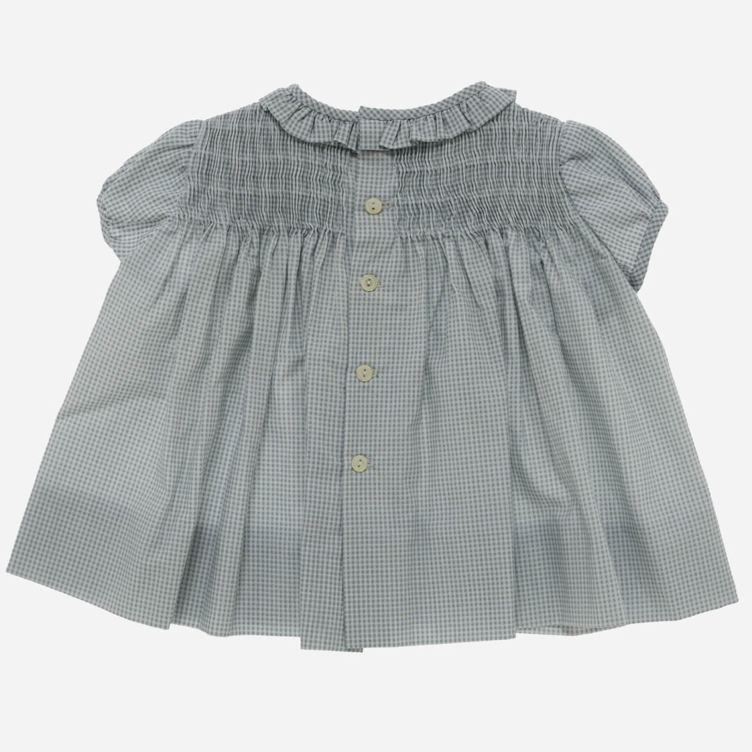 Vestido para niña Vichy Azul, Irulea - 82631