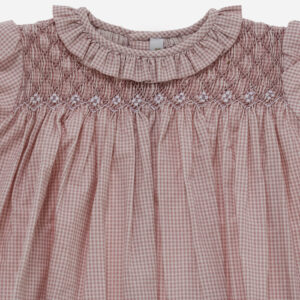 Vestido para niña Vichy Rosa, Irulea - 82636