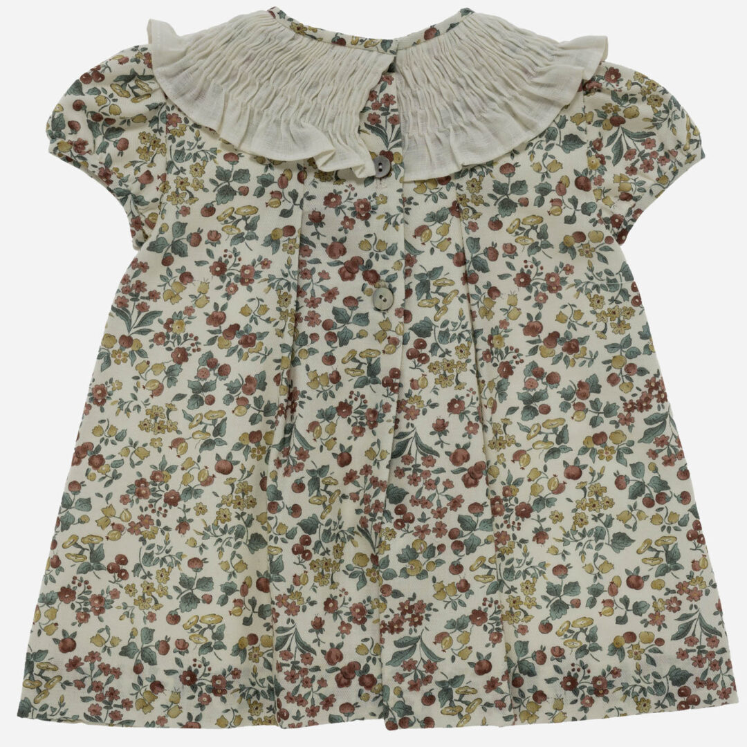 Vestido para niña Volante verde, Irulea - 82454