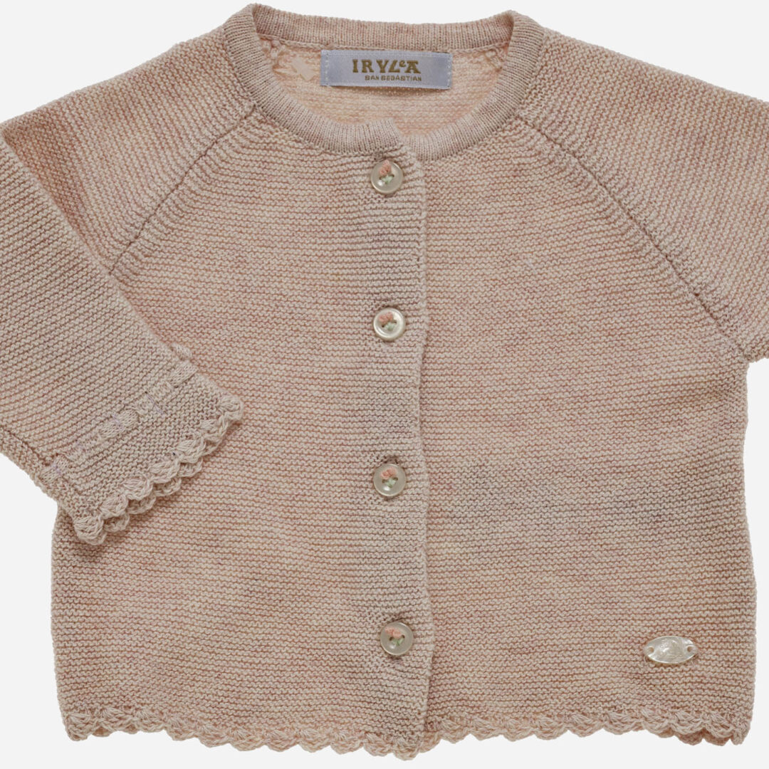 Conjunto de bebé Onditas 2 piezas rosa, Irulea - 82601