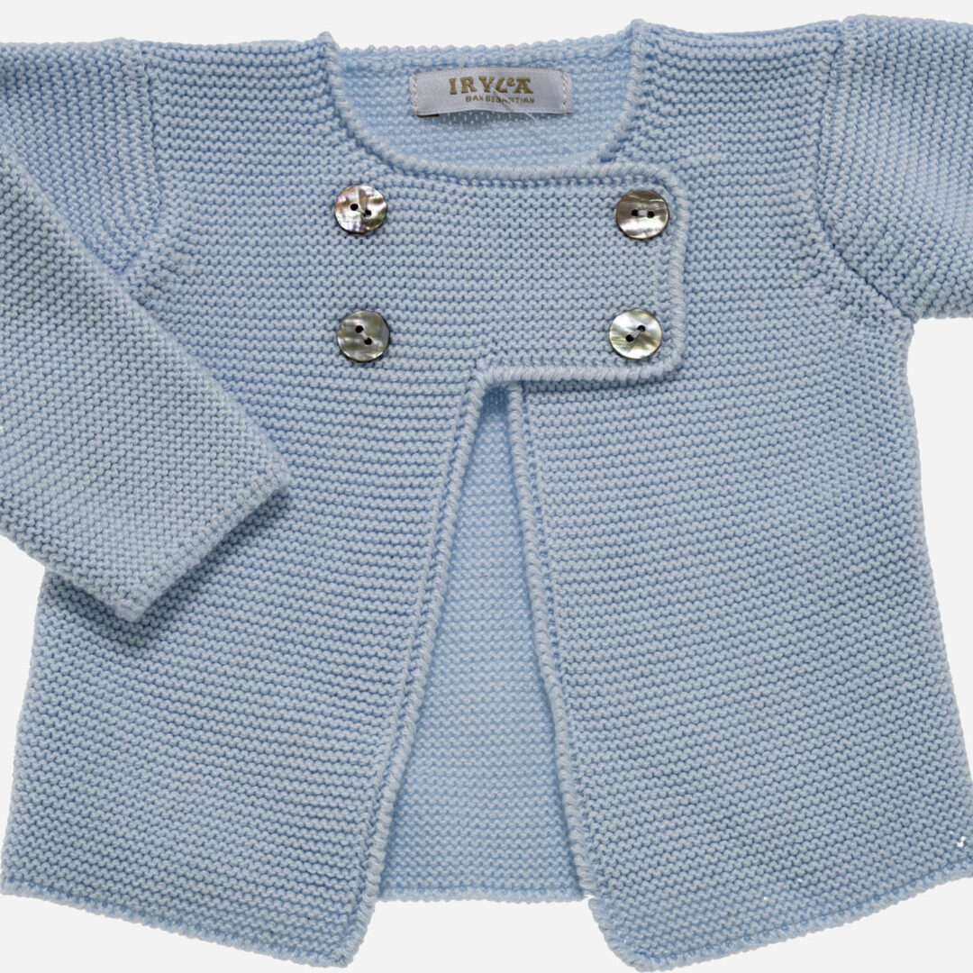Conjunto de bebé Peto 3 piezas azul, Irulea - 82446