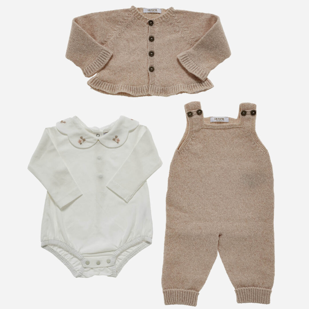 Conjunto de bebé Martina 3 piezas, Irulea - 82352
