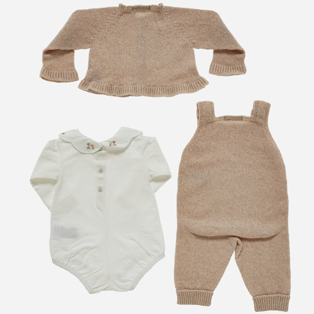 Conjunto de bebé Martina 3 piezas, Irulea - 82352