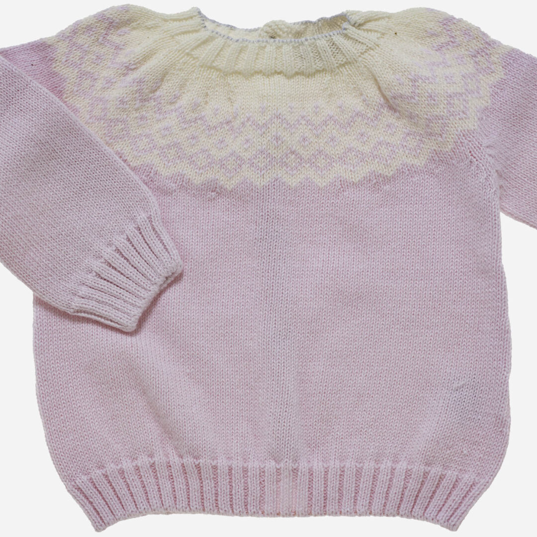 Conjunto de bebé Snow 3 piezas rosa, Irulea - 82748